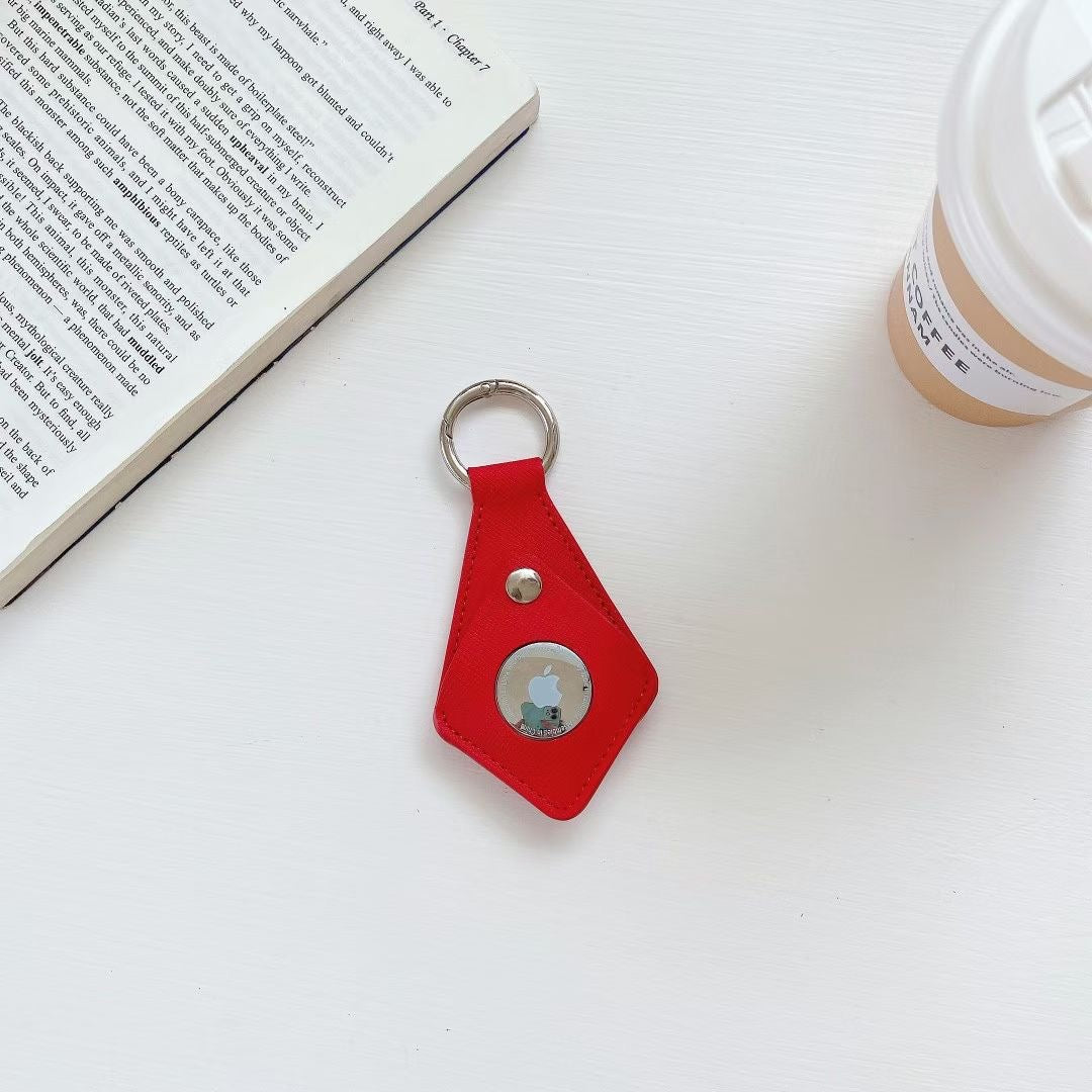 Luxury PR-Inspired AirTag Holder Keychain Collection