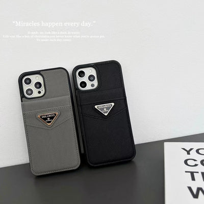 Designer PR iPhone Case: Wallet Card Holder Edition