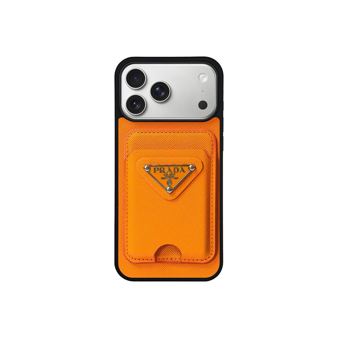 Pocket Emblem Magnetic Card Holder Case for iPhone 18 Pro Max | Easy-Cases