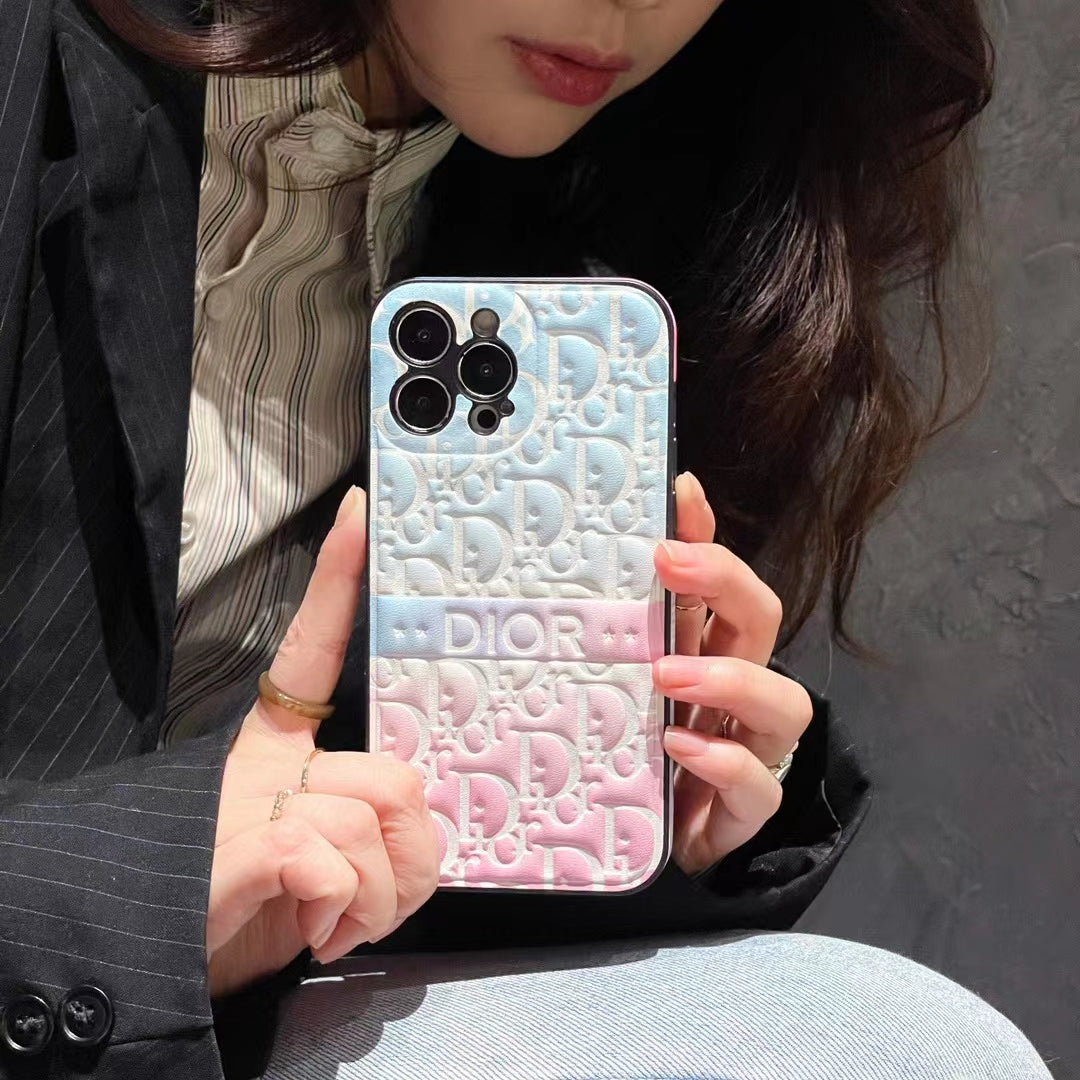 Fashionable Dior Monogram iPhone Case in premium material