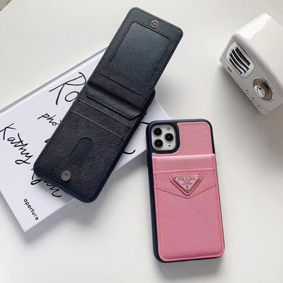 Designer PR iPhone Case: Wallet Card Holder Edition