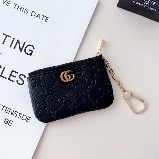 Style Embossed Keychain Wallet