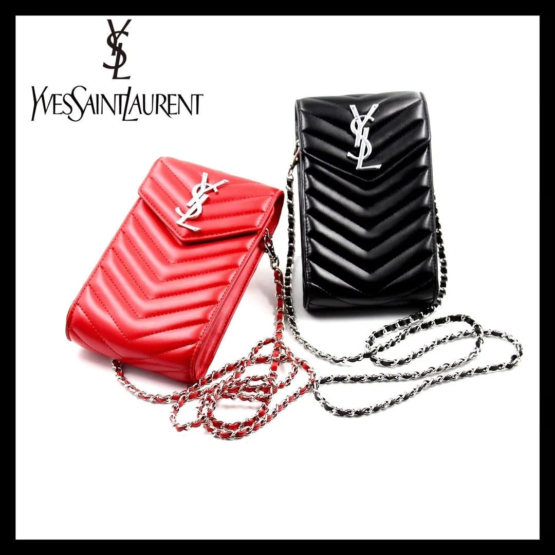 Luxurious YSL Designer Handbag with Iconic Monogram