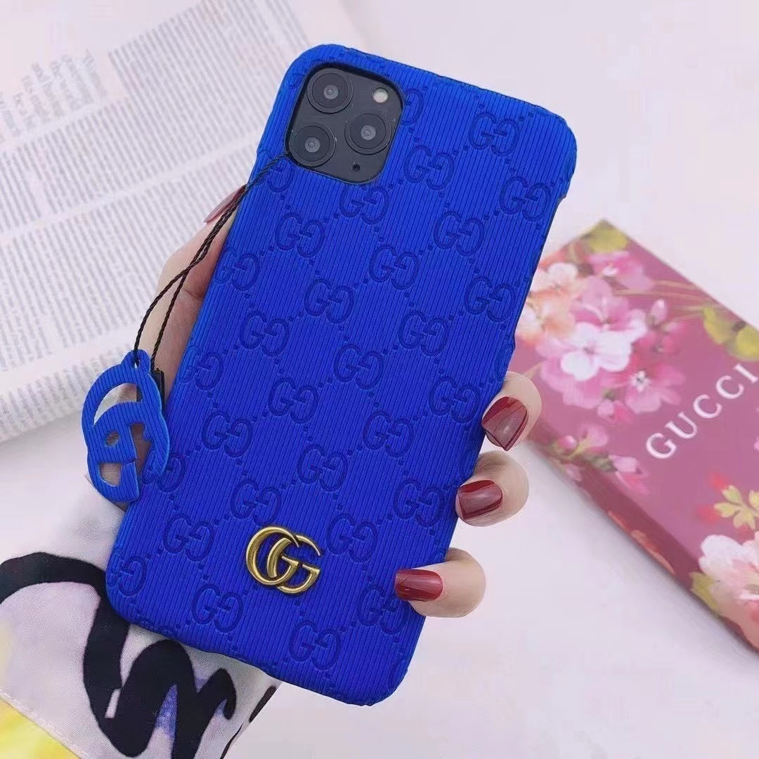 Vibrant GG-Inspired Monogram Phone Cases with Bold Colors