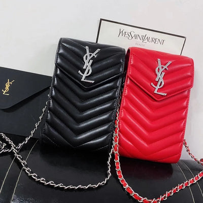 YSL Designer Handbag with Multiple Pockets