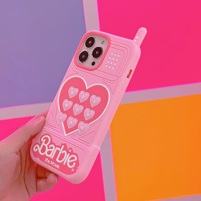 Barbie Movie 3D Cartoon Pink Princess iPhone Case