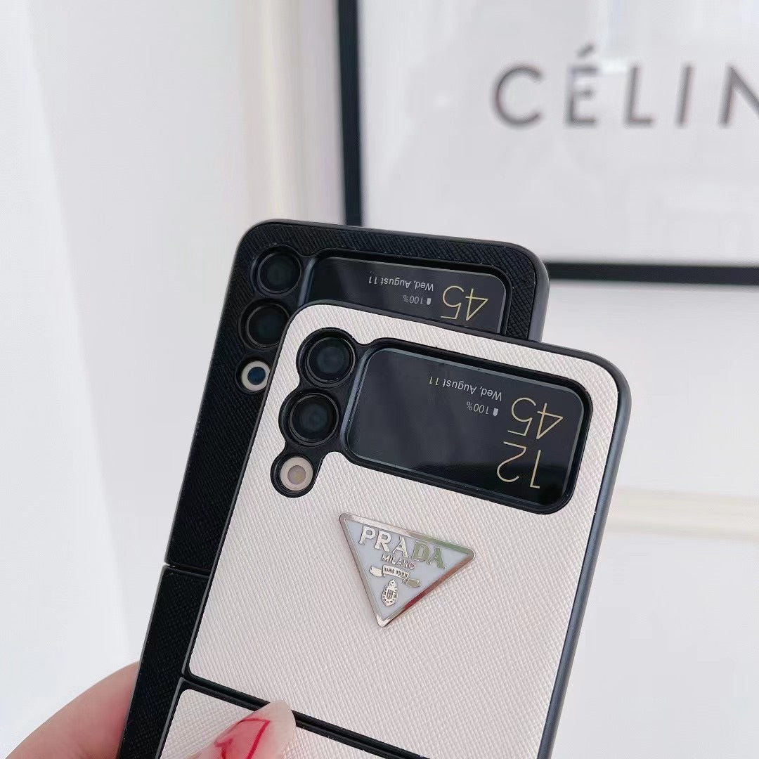 High-quality protective case designed by PRADA for Galaxy Z Flip &amp; Z Fold
