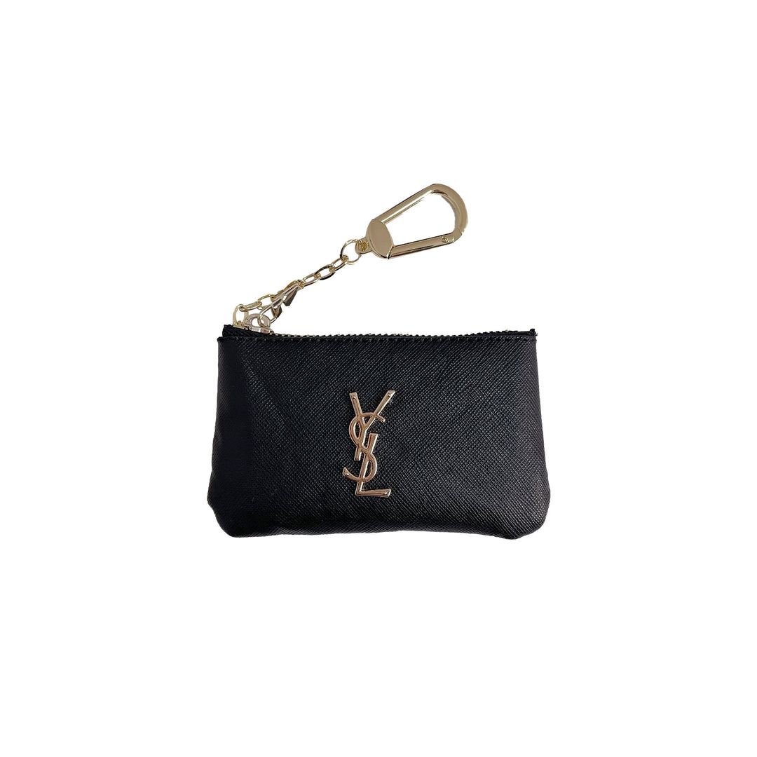 Luxury Inspired Coin Pouches with Keychain