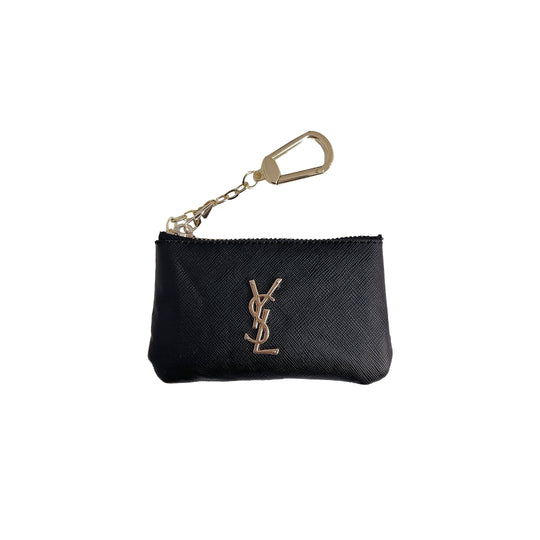 Luxury Inspired Coin Pouches with Keychain