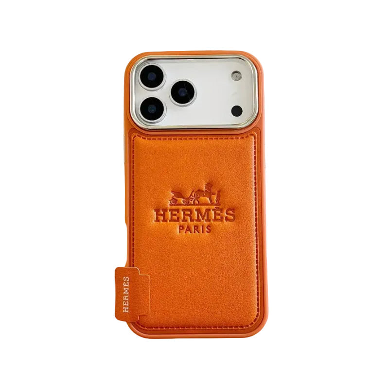 Two-Tone Stamped iPhone Case - iPhone 18 Pro Max - Orange | Easy-Cases