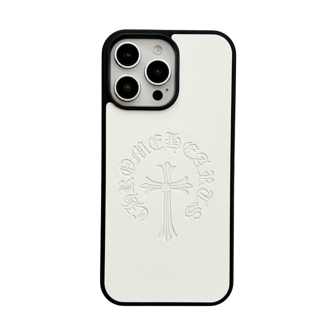 Premium Cross Pattern MagSafe Compatible iPhone Case