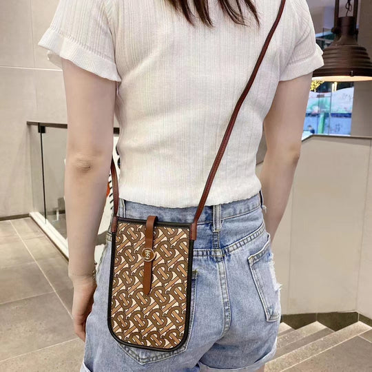 Check Pattern Mini Crossbody Phone Bag product image 6 | Easy-Cases