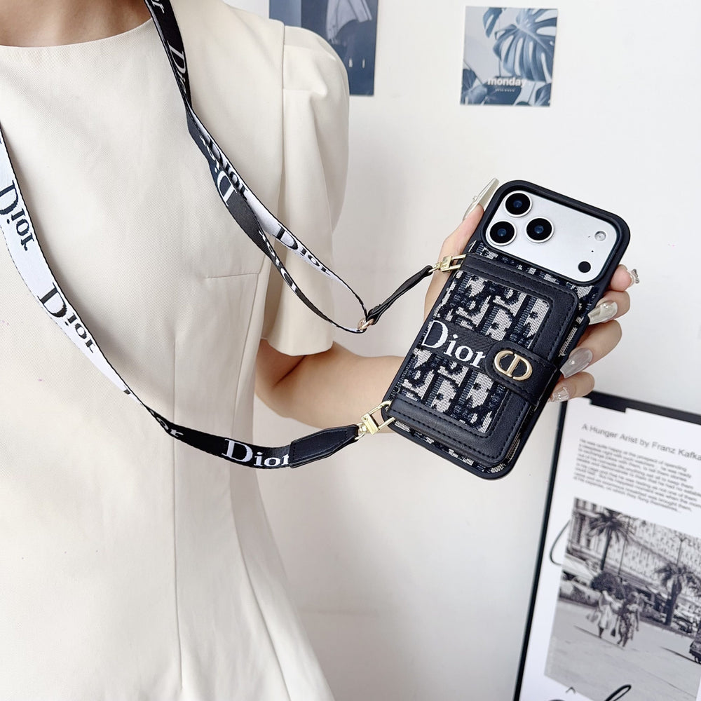 Oblique Canvas Crossbody iPhone Case product image 2 | Easy-Cases