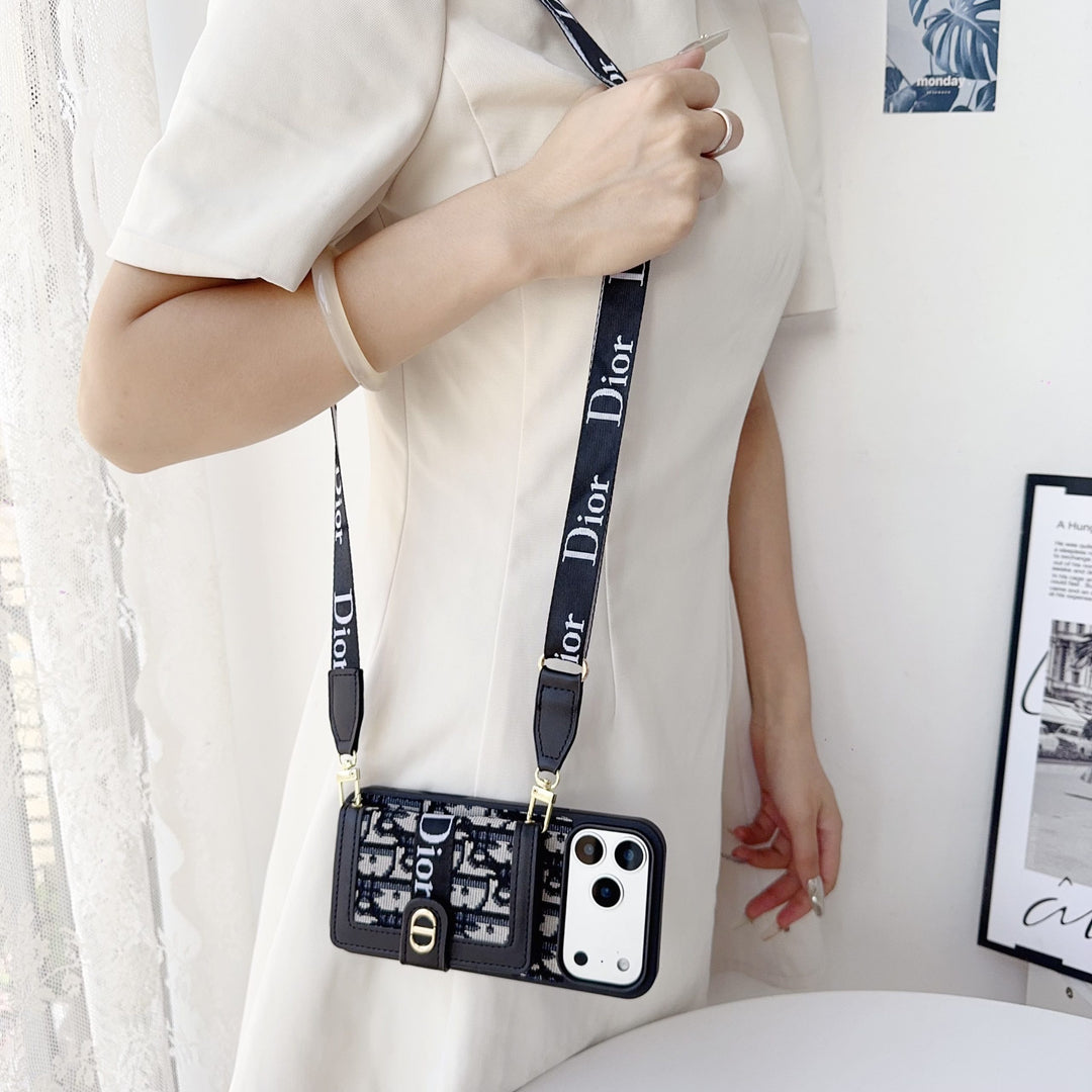 Oblique Canvas Crossbody iPhone Case product image 3 | Easy-Cases