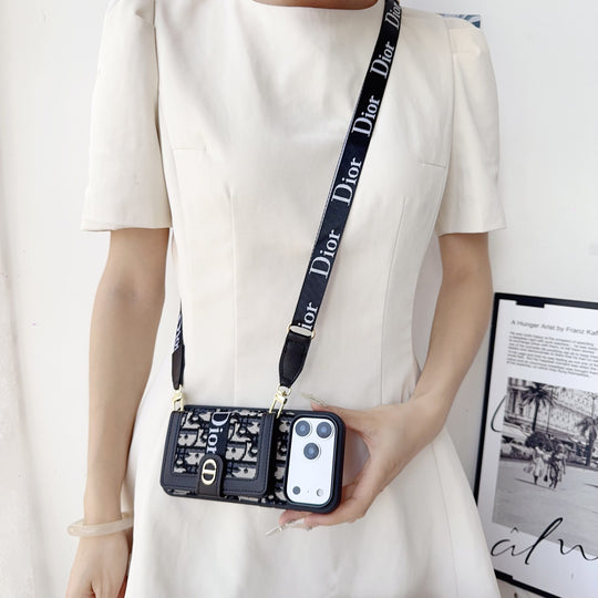 Oblique Canvas Crossbody iPhone Case product image 4 | Easy-Cases
