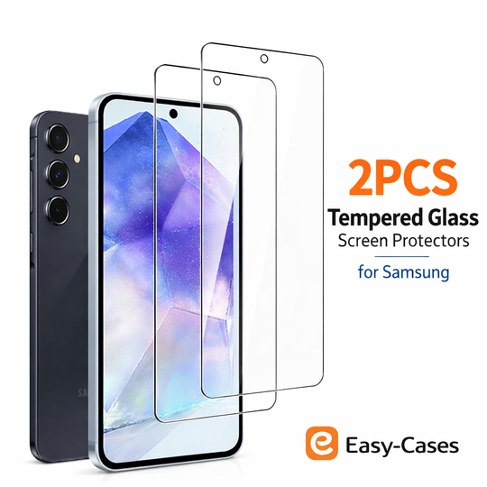 2PCS Tempered Glass Screen Protectors for Samsung