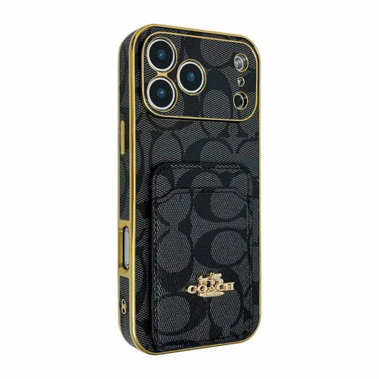 Electroplated Card Holder iPhone Case product image 4 | Easy-Cases