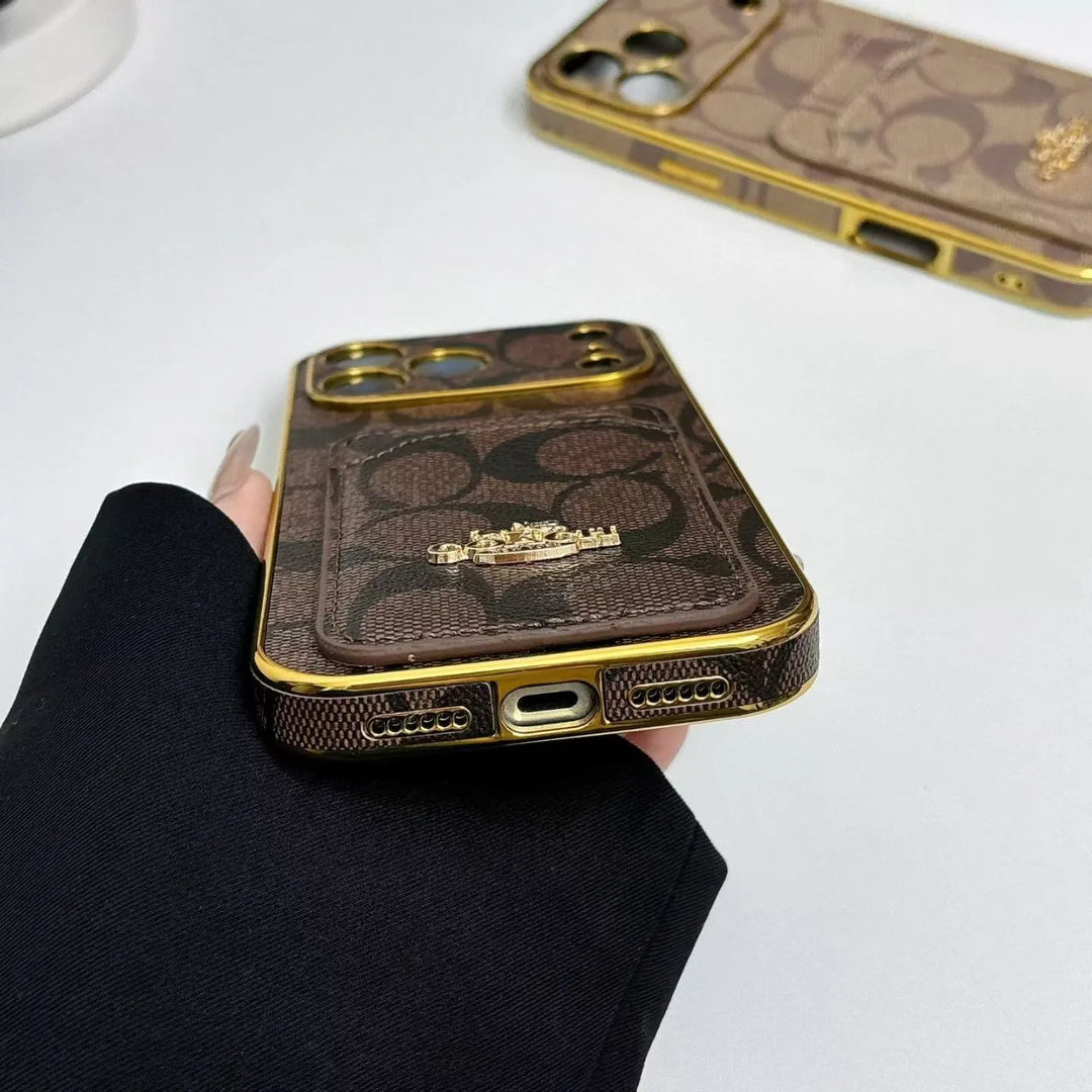 Electroplated Card Holder iPhone Case product image 3 | Easy-Cases
