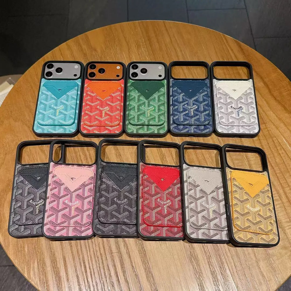 Chevron Magnetic Card Holder iPhone Case product image 2 | Easy-Cases