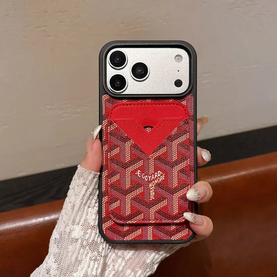 Chevron Magnetic Card Holder iPhone Case product image 4 | Easy-Cases