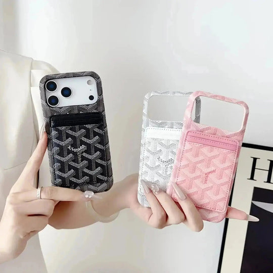 Black Chevron Magnetic Card Holder Case product image 6 | Easy-Cases