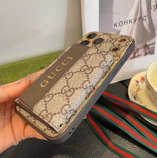 Crossbody Monogram Wallet iPhone Case product image 4 | Easy-Cases
