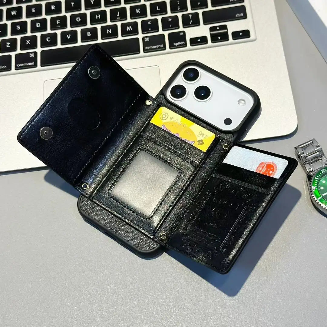 Monogram Wallet iPhone Case product image 5 | Easy-Cases