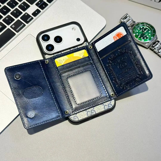 Monogram Wallet iPhone Case product image 4 | Easy-Cases