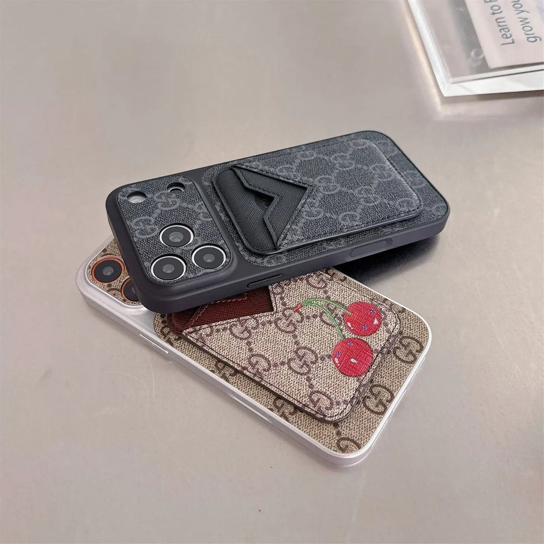 Magnetic Monogram Card Holder iPhone Case for iPhone 13 | Easy-Cases