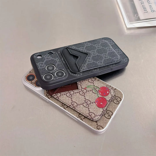 Magnetic Monogram Card Holder iPhone Case for iPhone 13 | Easy-Cases