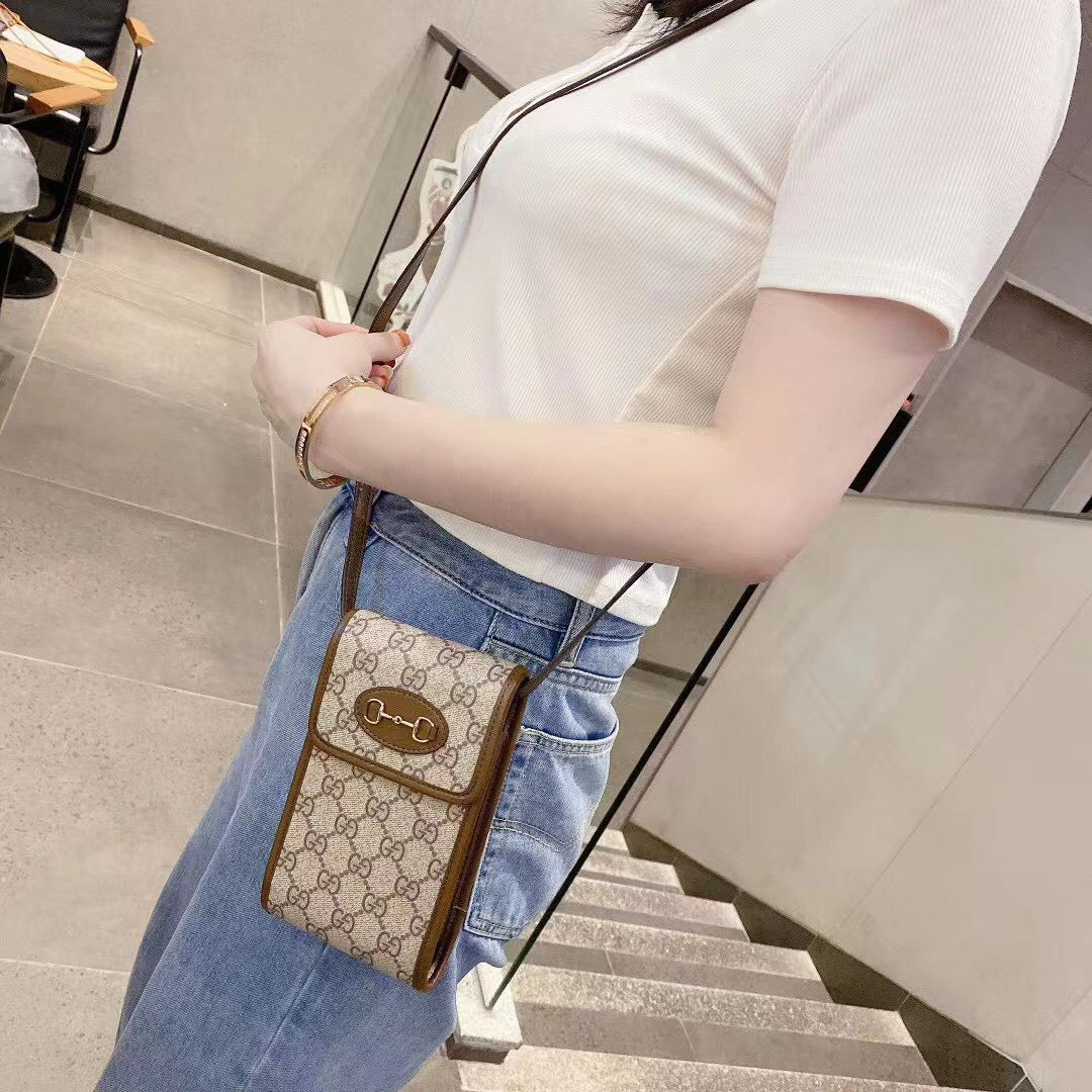 Signature Vertical Crossbody Phone Pouch product image 5 | Easy-Cases