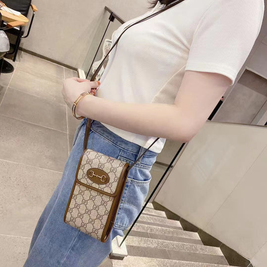 Signature Vertical Crossbody Phone Pouch product image 5 | Easy-Cases