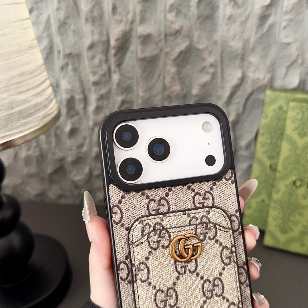 Monogram Card Slot iPhone Case product image 6 | Easy-Cases