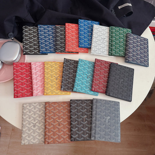 Luxury Geometric Pattern Passport Holder