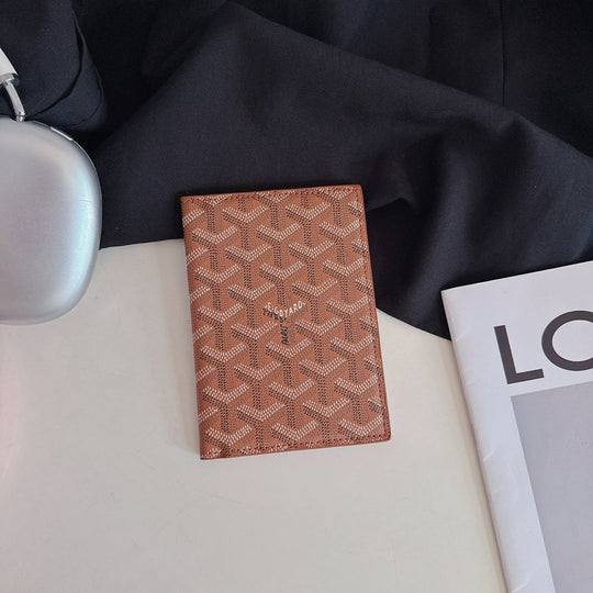 Luxury Geometric Pattern Passport Holder