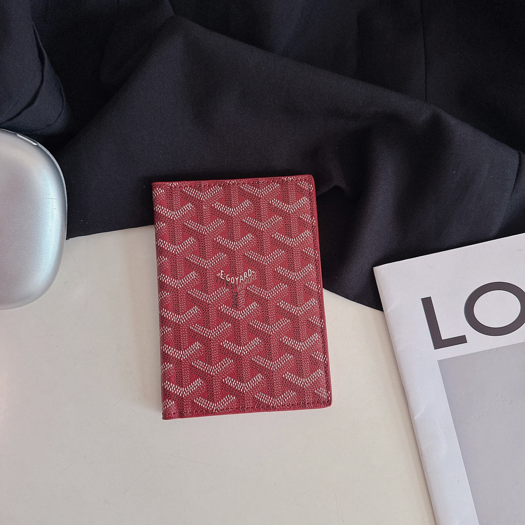 Luxury Geometric Pattern Passport Holder