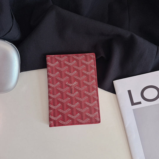 Luxury Geometric Pattern Passport Holder