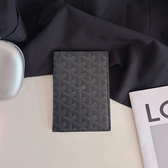 Luxury Geometric Pattern Passport Holder