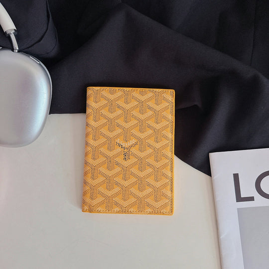 Luxury Geometric Pattern Passport Holder