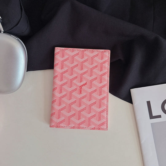 Luxury Geometric Pattern Passport Holder