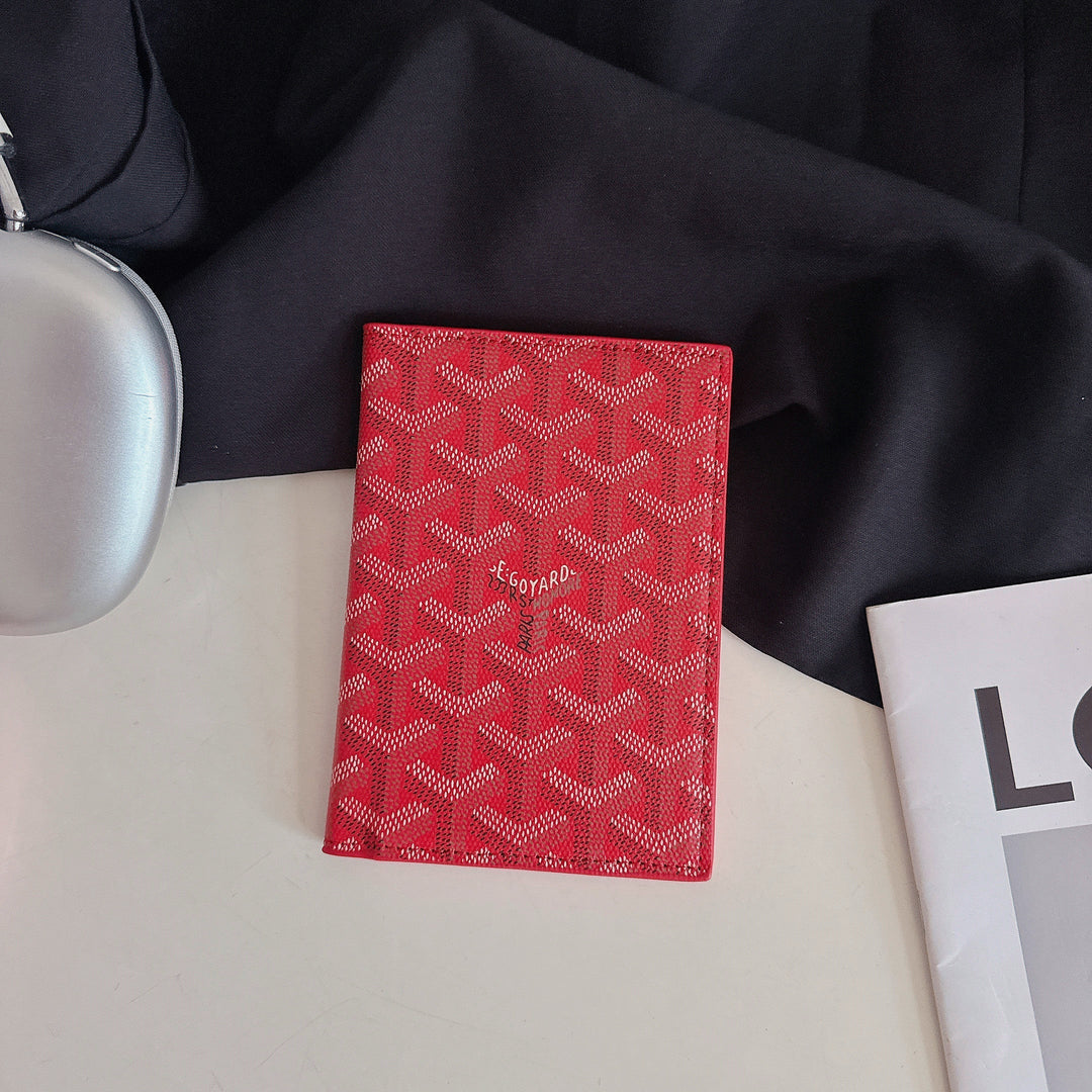 Luxury Geometric Pattern Passport Holder