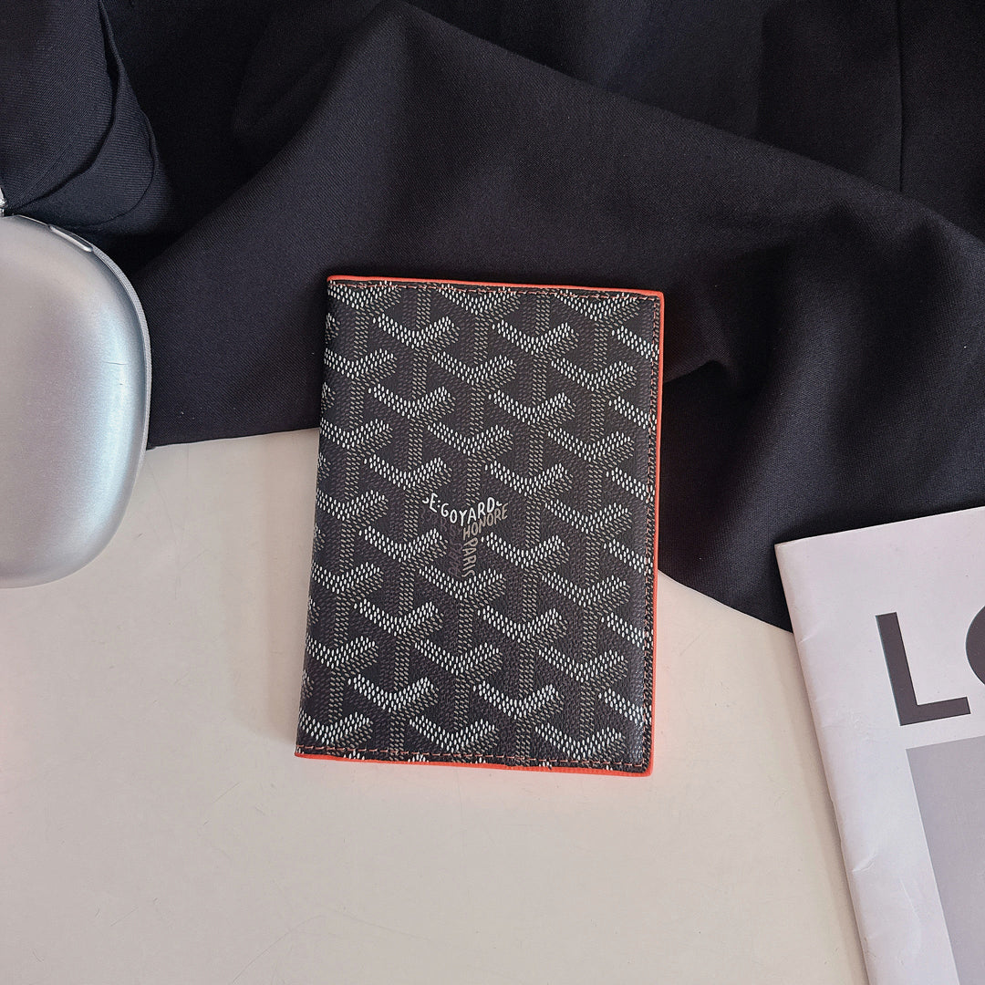 Luxury Geometric Pattern Passport Holder