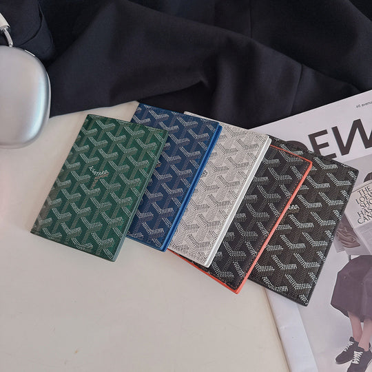 Luxury Geometric Pattern Passport Holder