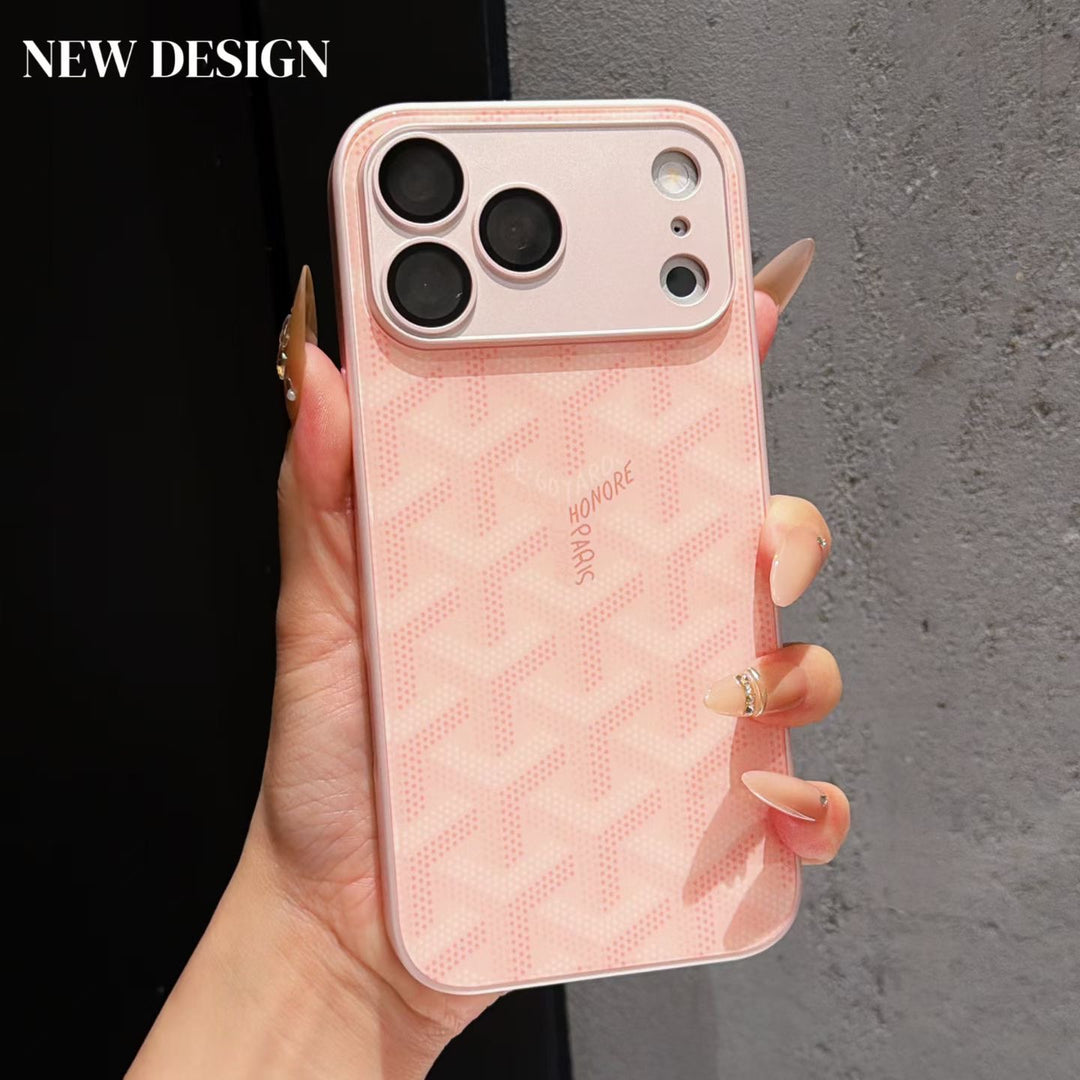 Premium Vintage Monogram Protective iPhone Case