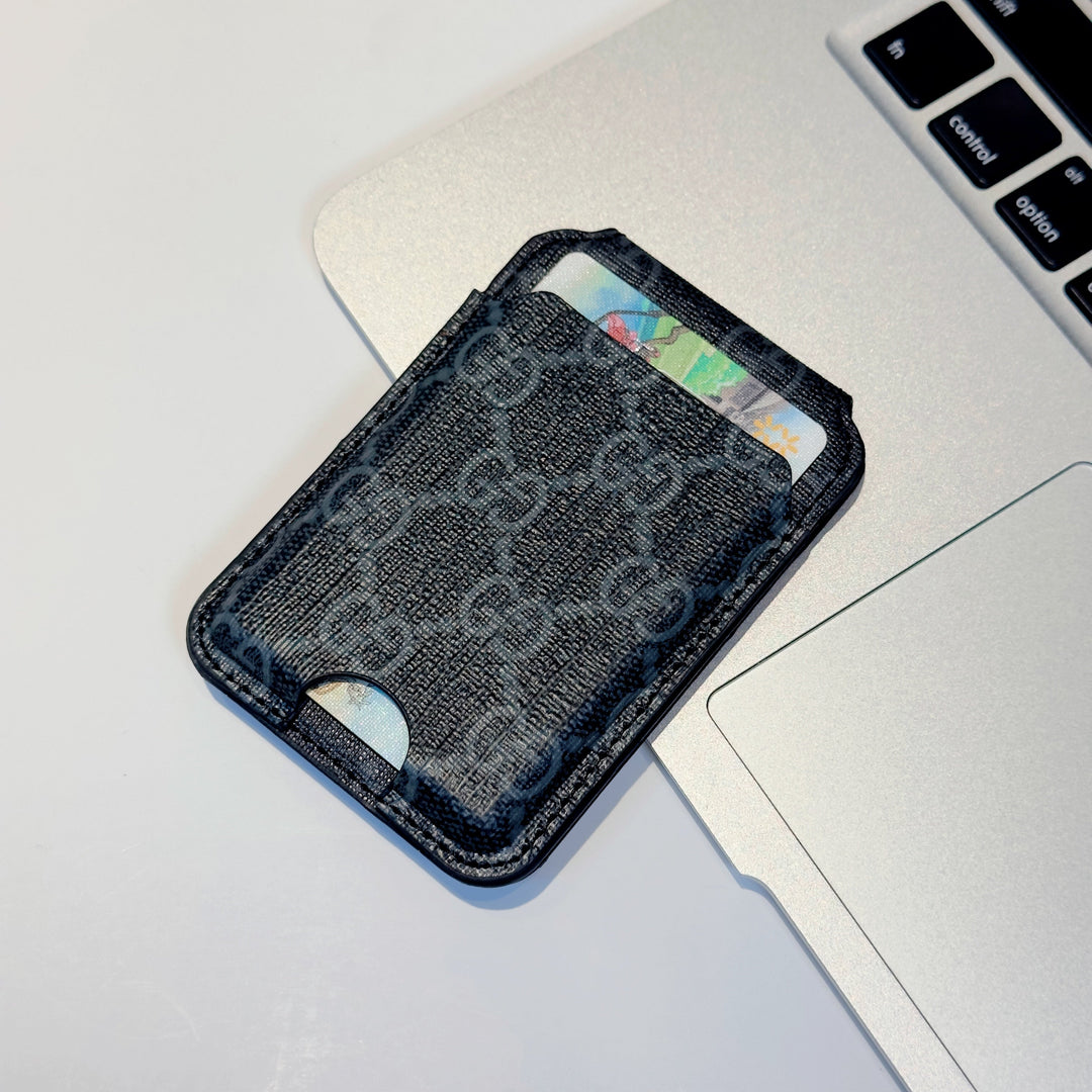 MagSafe Cardholder Wallet – Premium Monogram Magnetic Holder