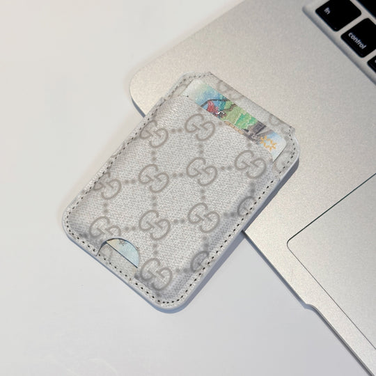MagSafe Cardholder Wallet – Premium Monogram Magnetic Holder