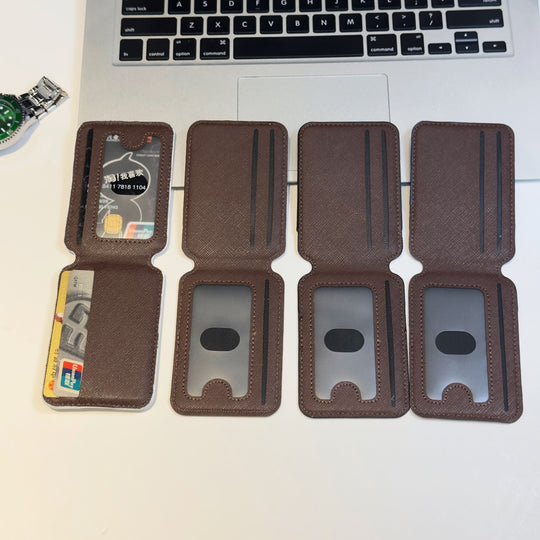 MagSafe Cardholder Wallet – Premium Monogram Magnetic Holder