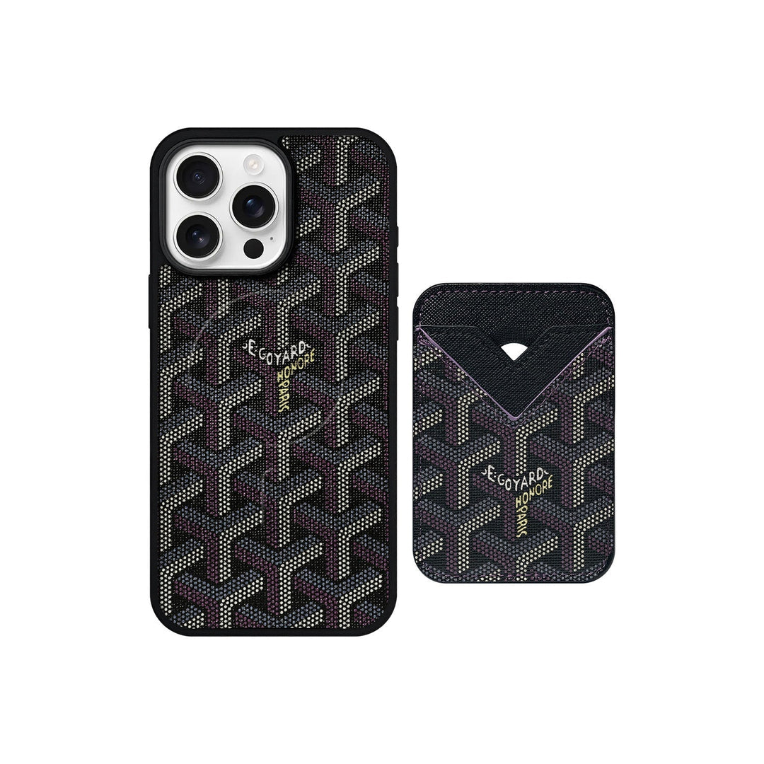 Vintage Chevron Magnetic Card Holder Case product image 4 | Easy-Cases