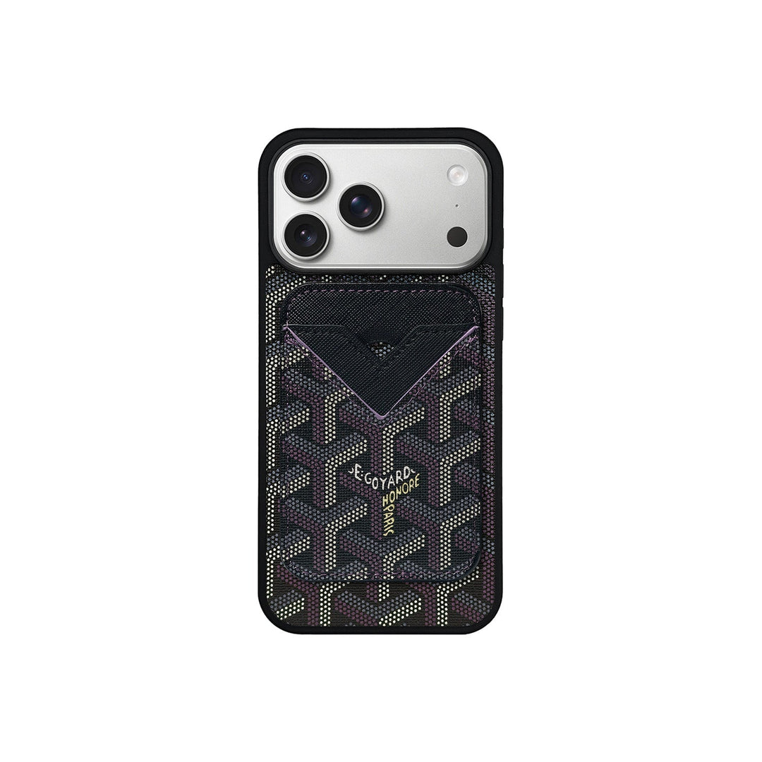 Vintage Chevron Magnetic Card Holder Case for iPhone 18 Pro Max | Easy-Cases