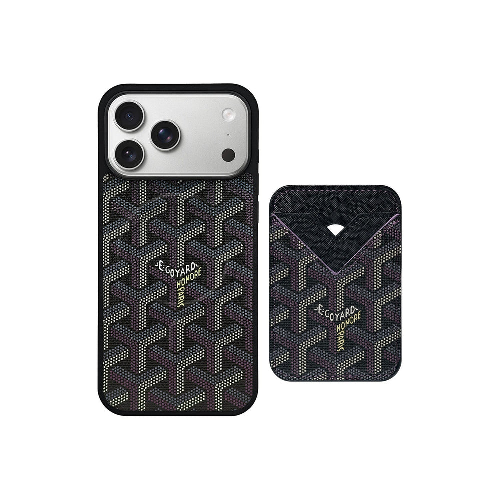 Vintage Chevron Magnetic Card Holder Case product image 2 | Easy-Cases